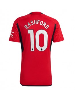 Billige Manchester United Marcus Rashford #10 Hjemmedrakt 2023-24 Kortermet